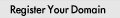 register your domain