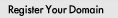 register your domain