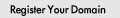 register your domain