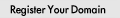 register your domain